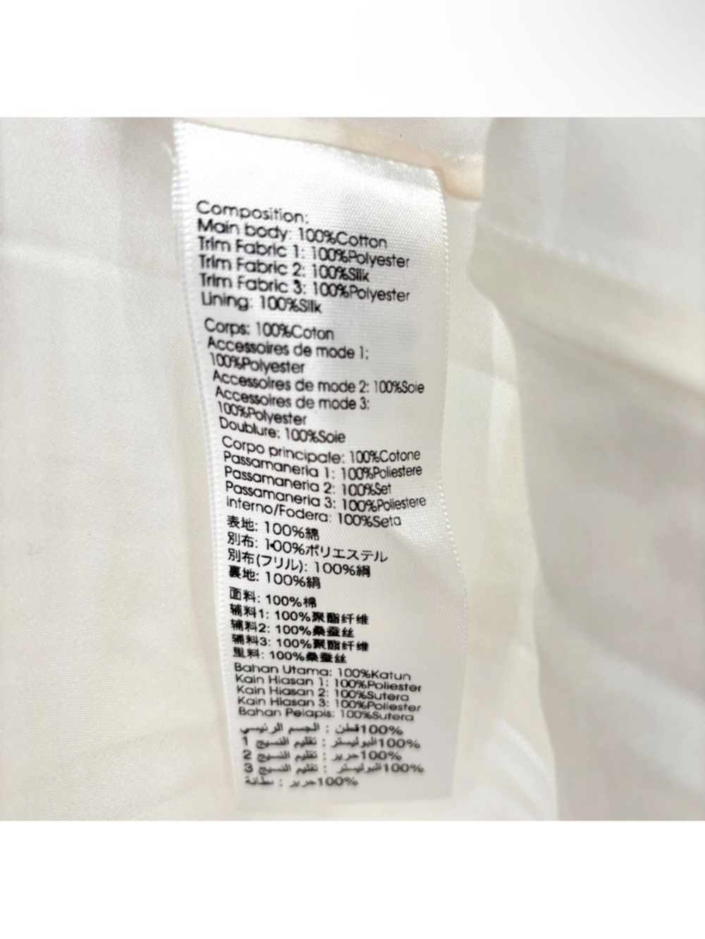 3.1 Phillip Lim Ivory and Cream Mixed-Texture Midi Dress - Picture 4 of 16